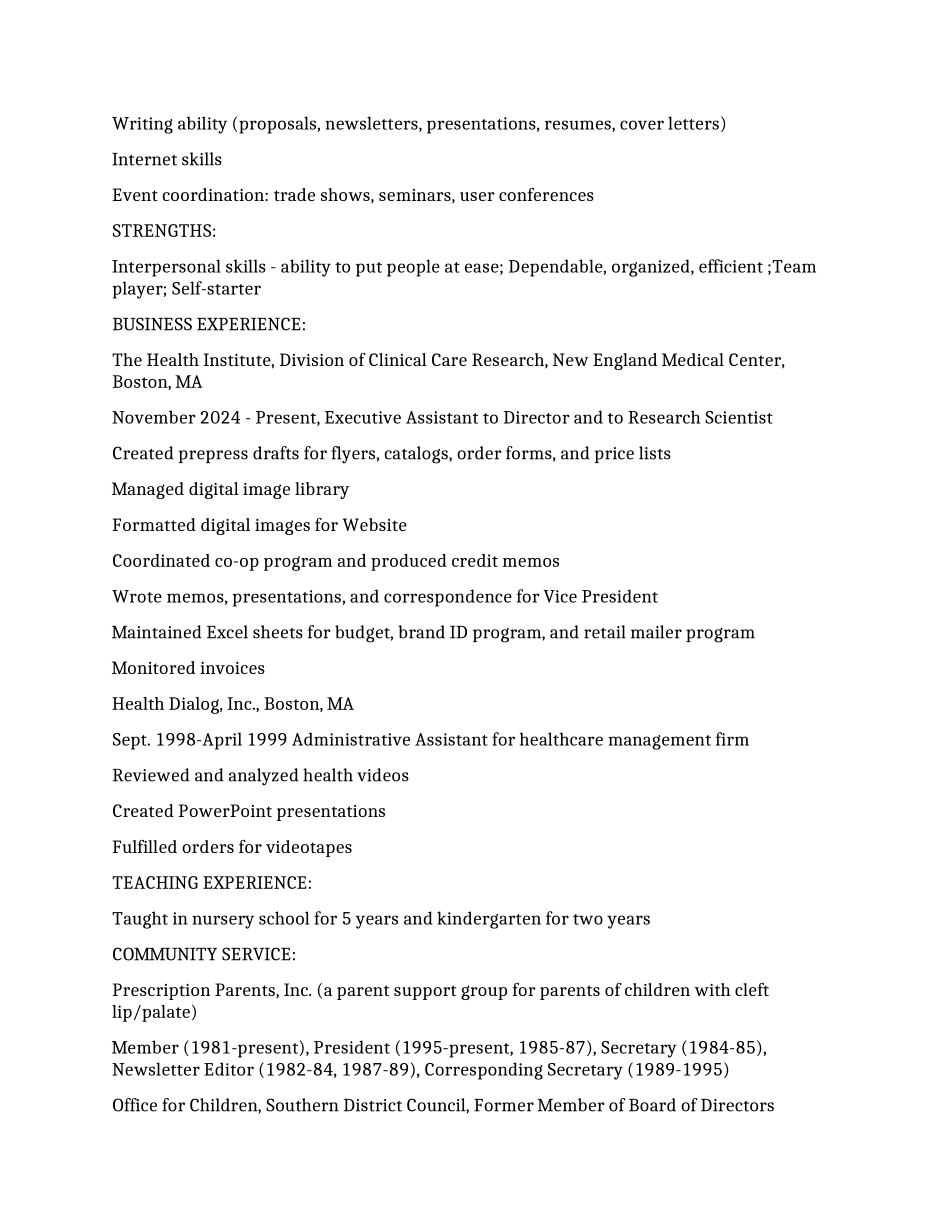 大学生英文个人简历模板_第2页