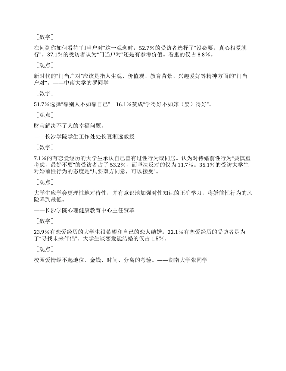 大学生调查报告显示校园爱情成活率仅为15%_第2页
