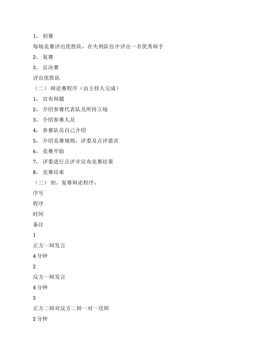 大学生辩论赛活动策划书范文_第2页