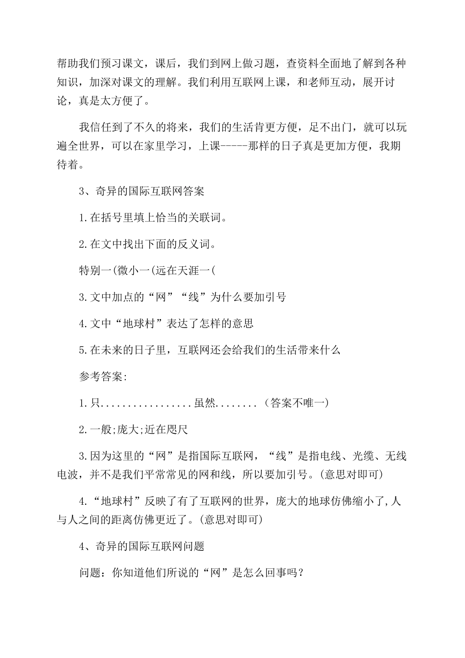 奇妙的国际互联网教案_第3页