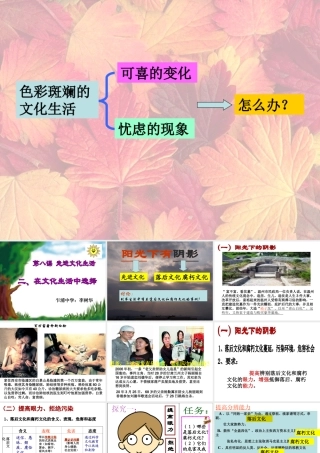 在文化生活中选择教学课件