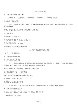 CRM客户关系管理