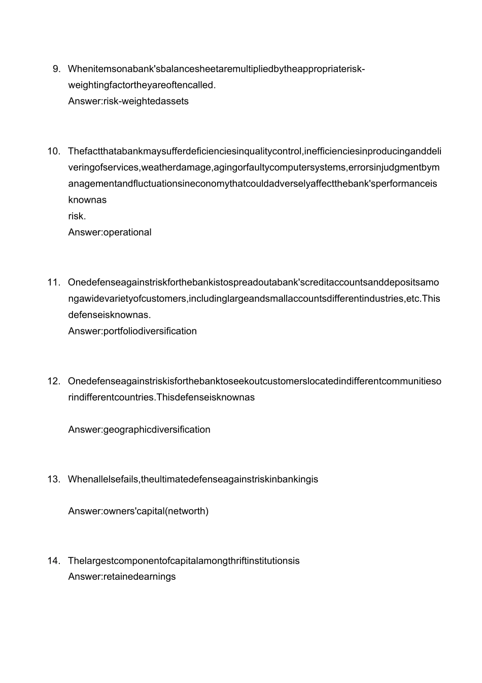 商业银行管理组织彼得S.罗斯英文原书第8版英语试题目整合Chap015_第3页