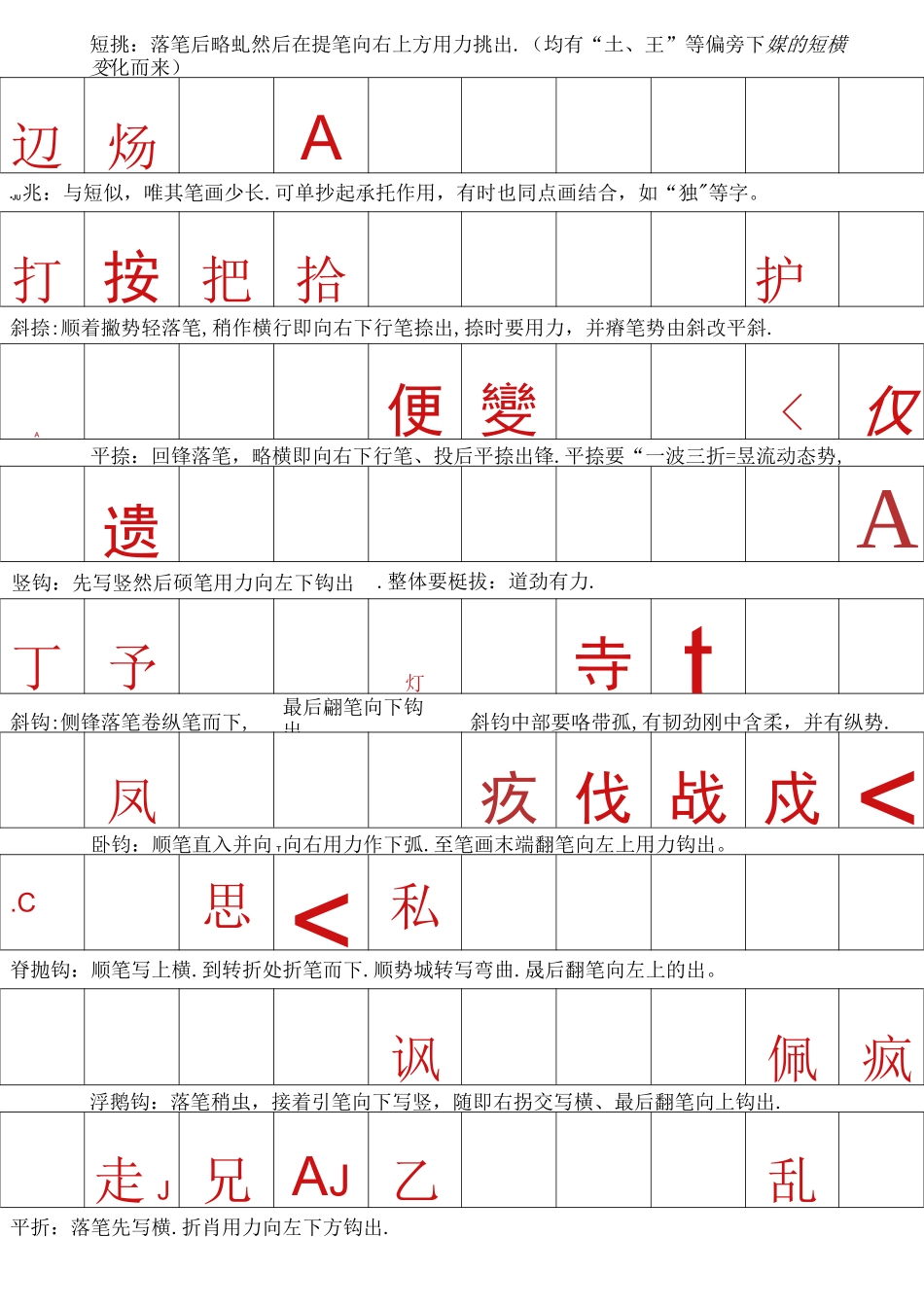 田英章硬笔行书-字帖-(可直接打印)_第3页