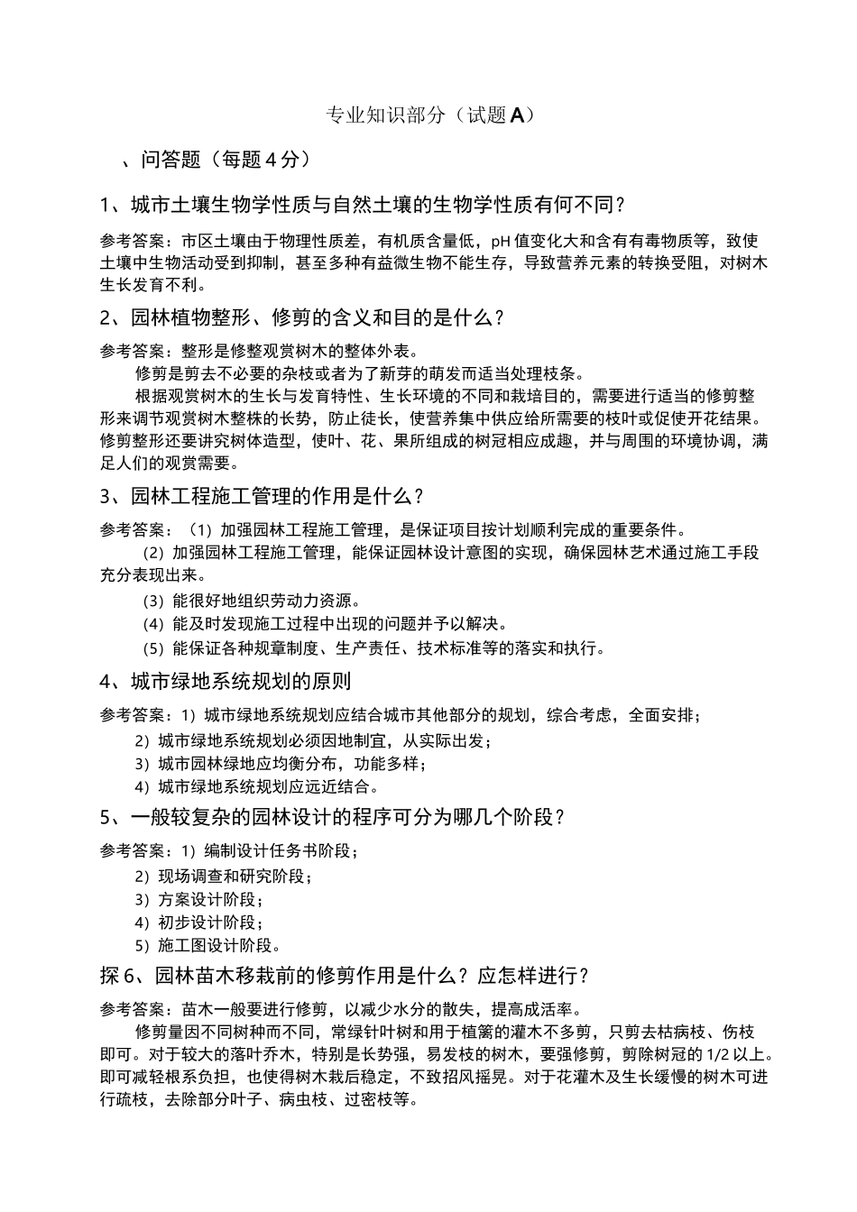 园林专业知识_第1页