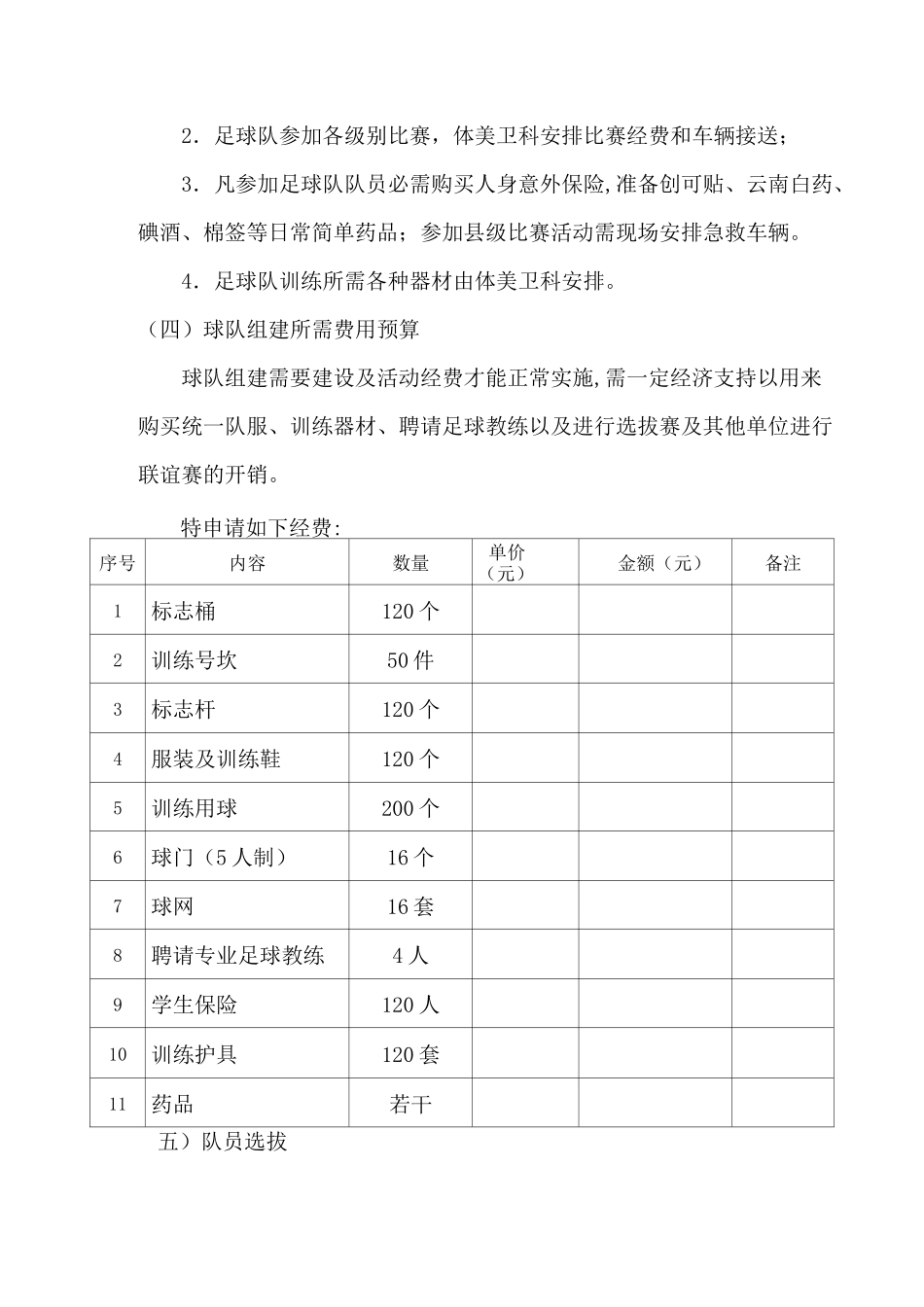 中小学足球队组建方案_第3页