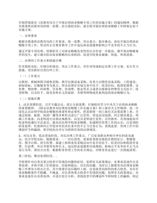 学校整治商业贿赂工作方案