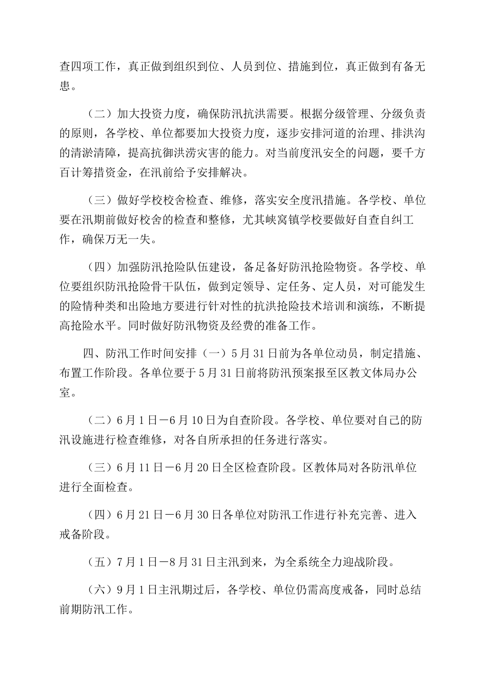 学校防汛自查工作总结范文_第2页