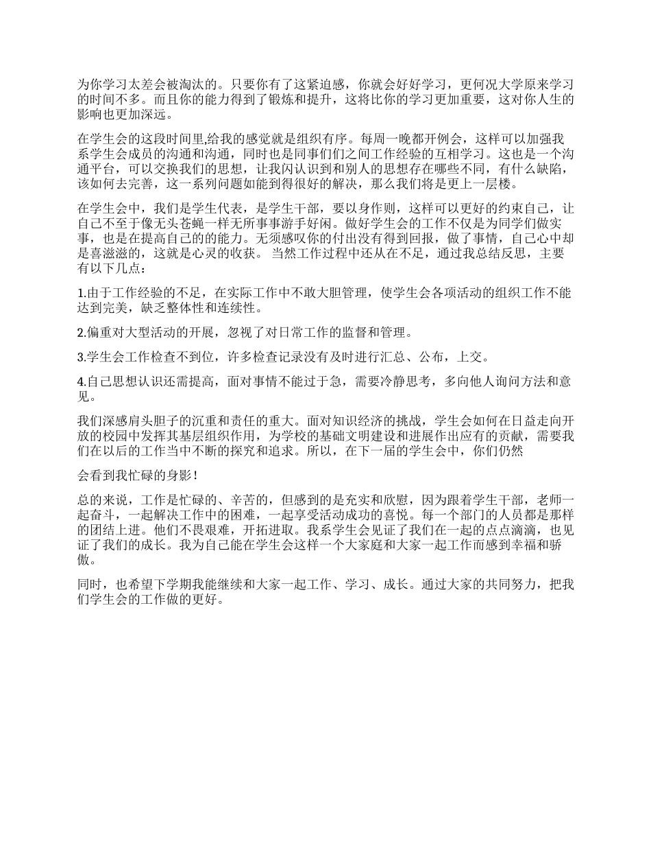 学生会副主席工作总结_第2页