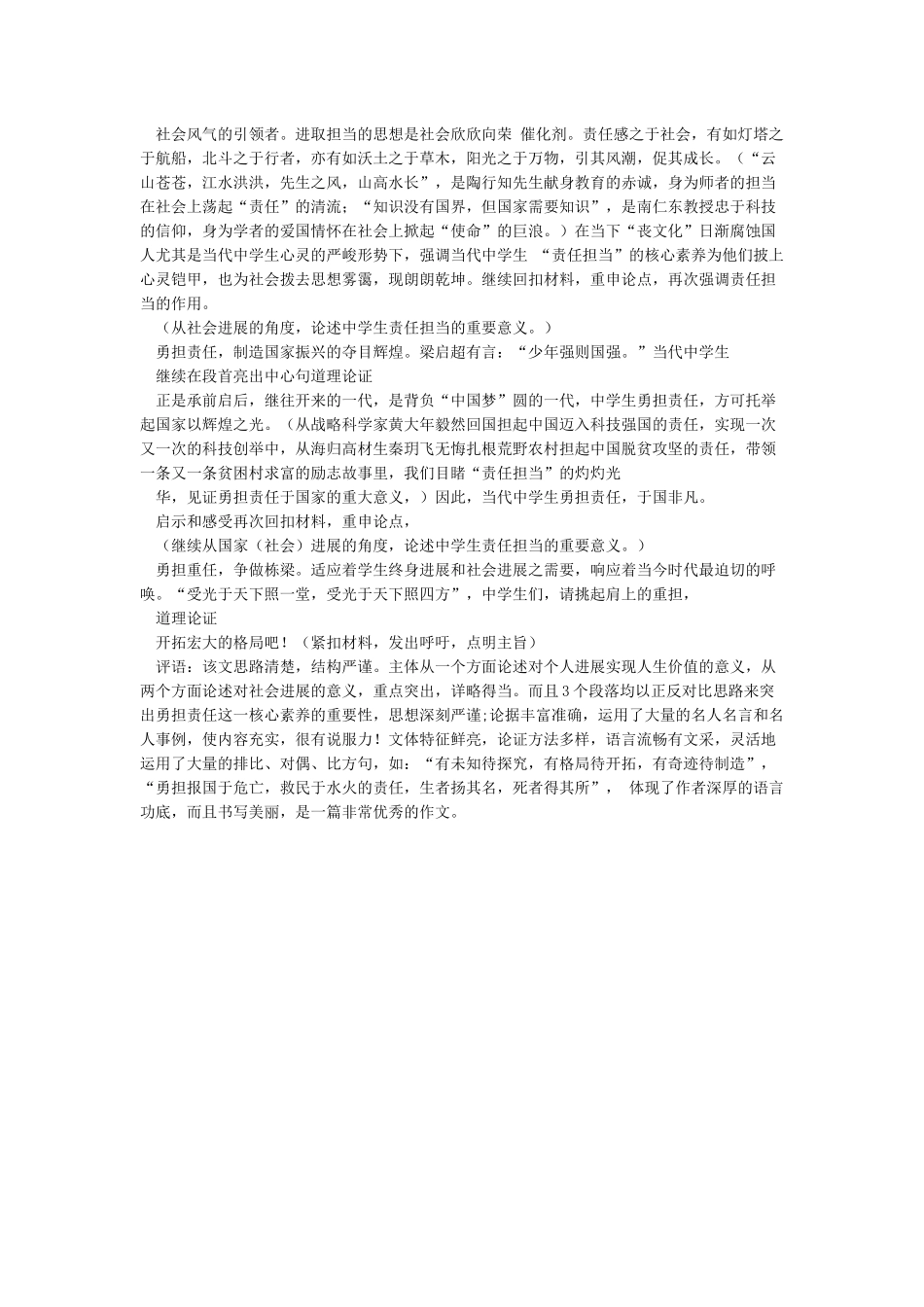 学生发展核心素养作文点评_第2页