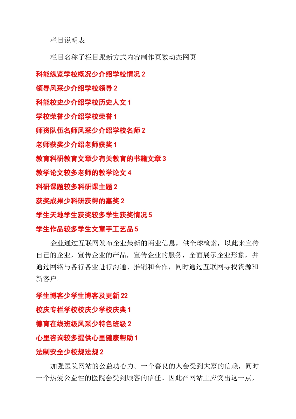学院网站建设方案_第3页