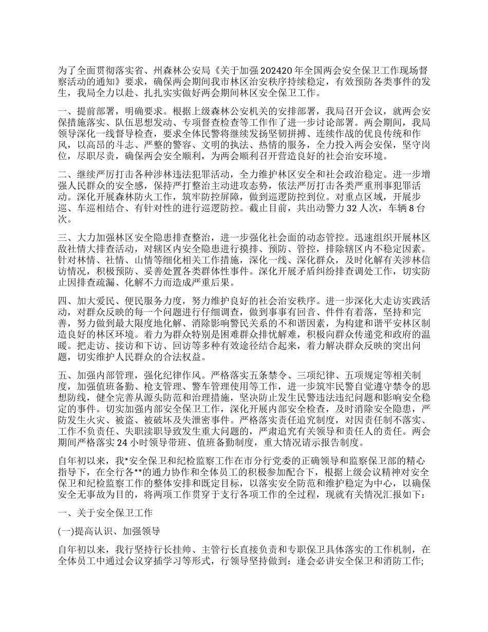 安保督查年度工作总结_第1页
