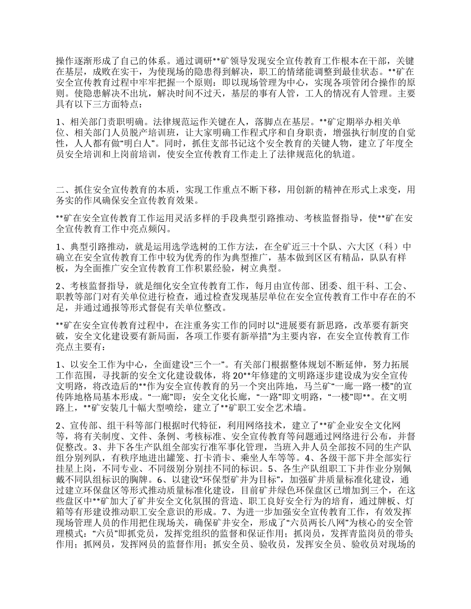 安全宣传教育经验交流_第2页