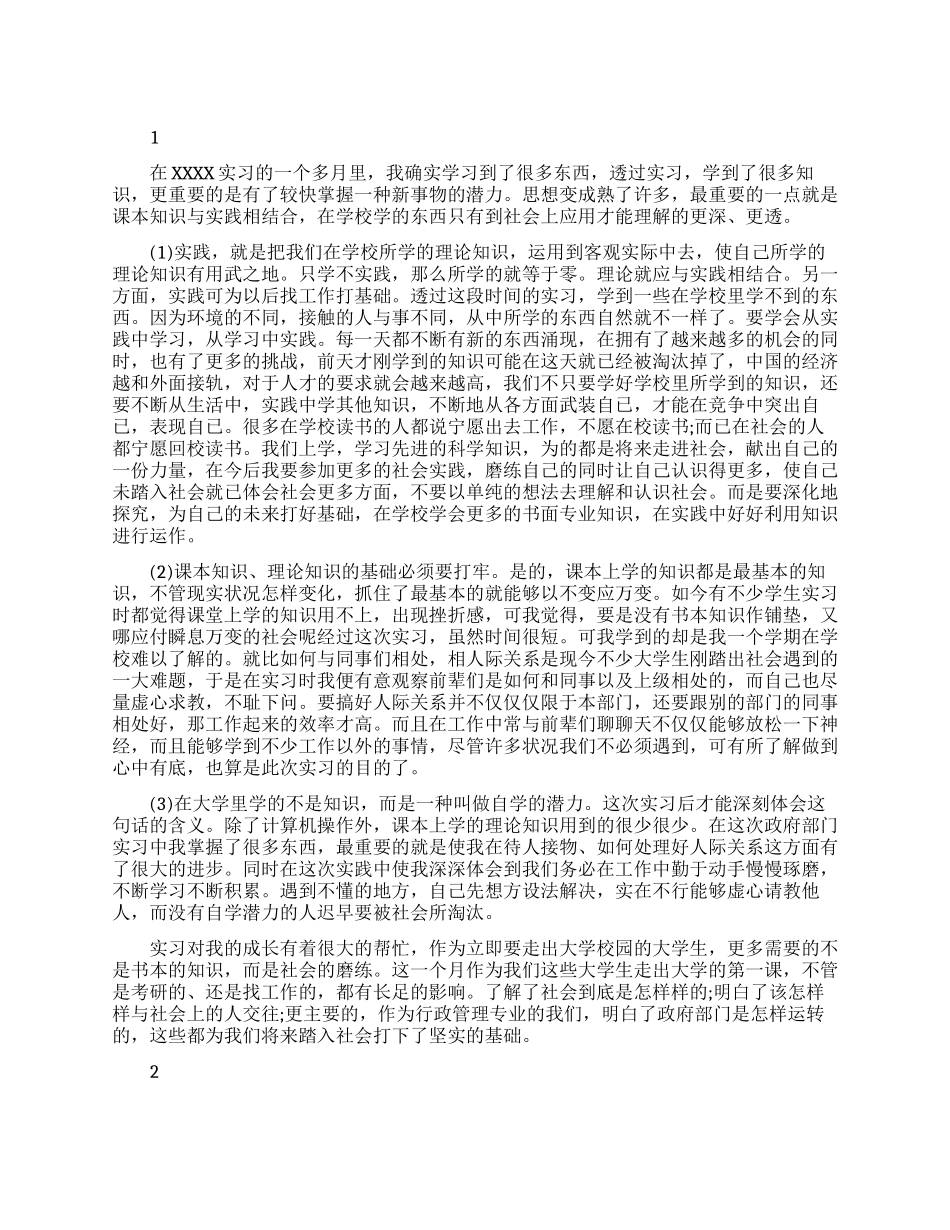 实习生个人总结通用版_第1页