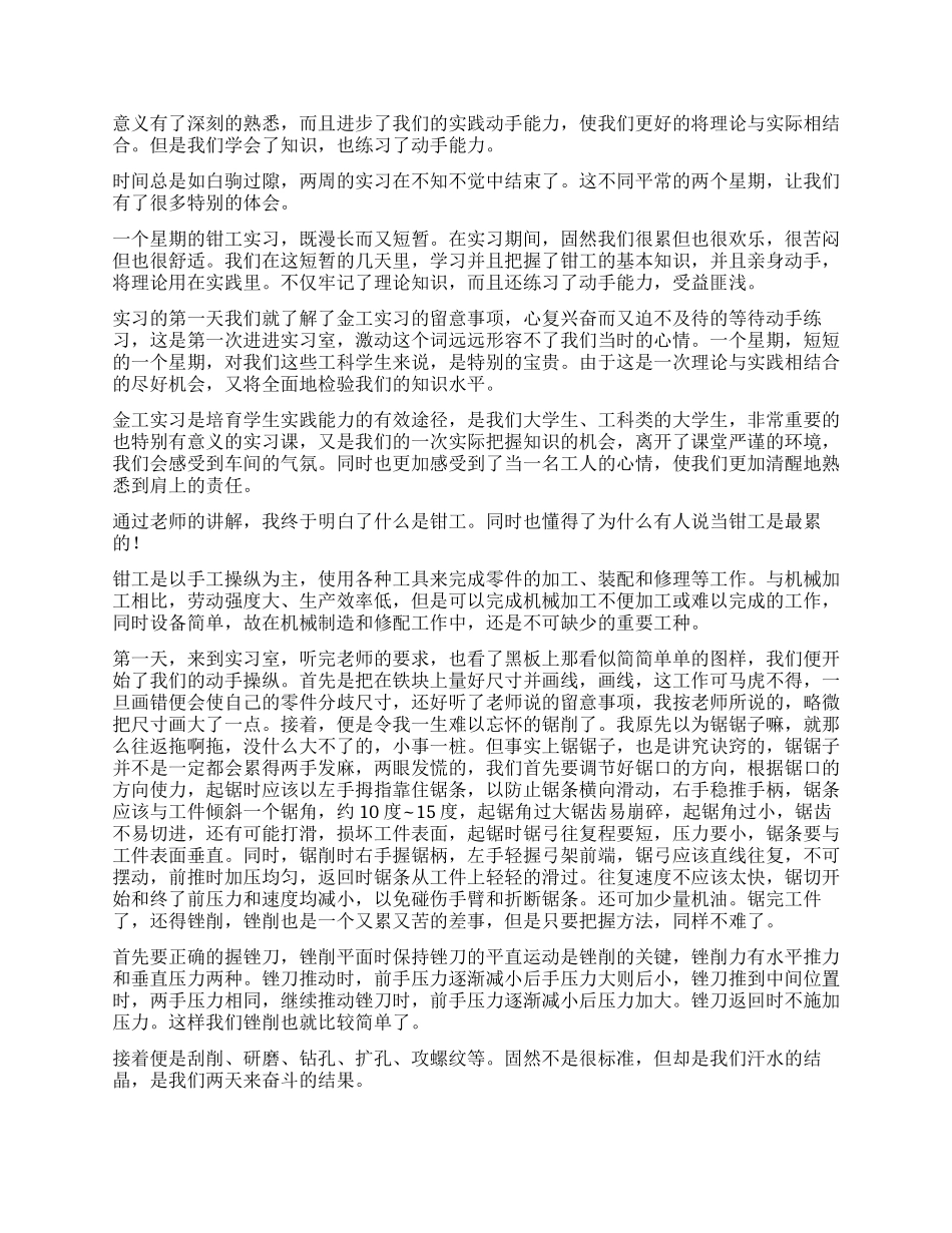 实习自我鉴定七篇_第3页