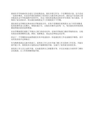 实践部工作总结