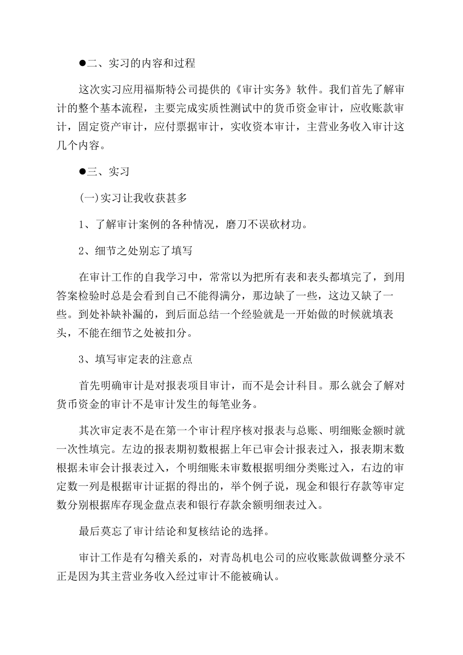 审计实习报告范文_第3页