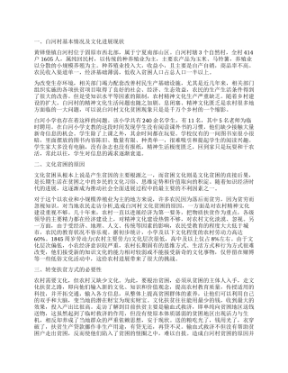 审计厅青年干部下基层调查报告