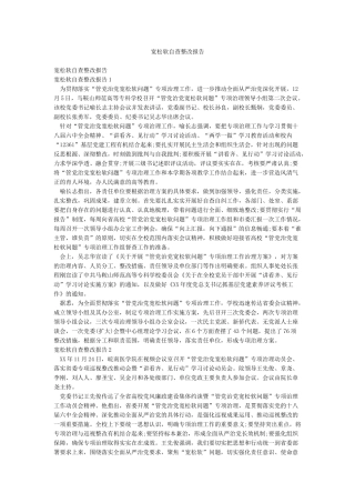 宽松软自查整改报告