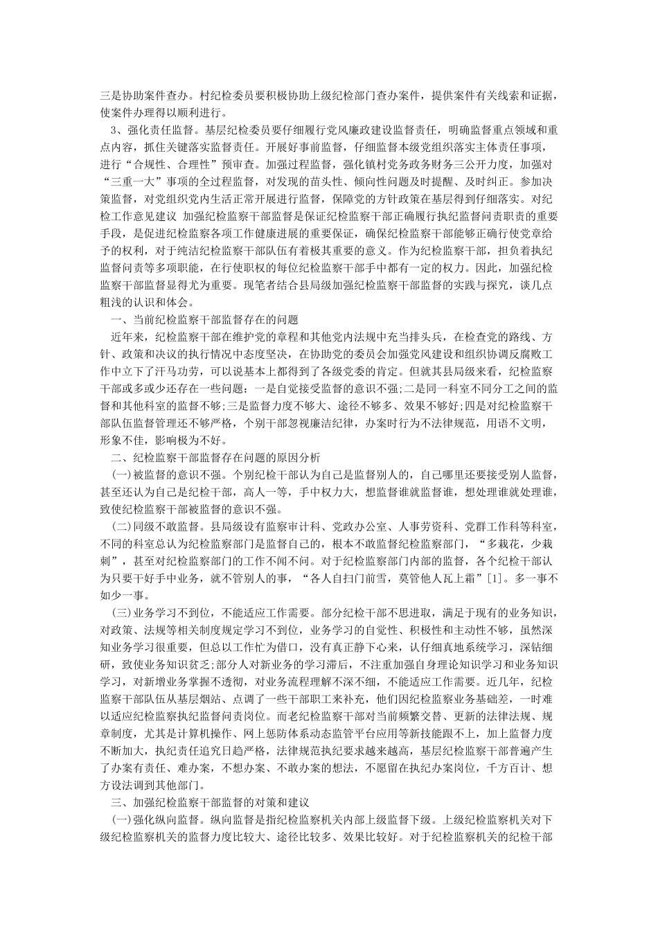 对纪检工作意见建议doc_第2页