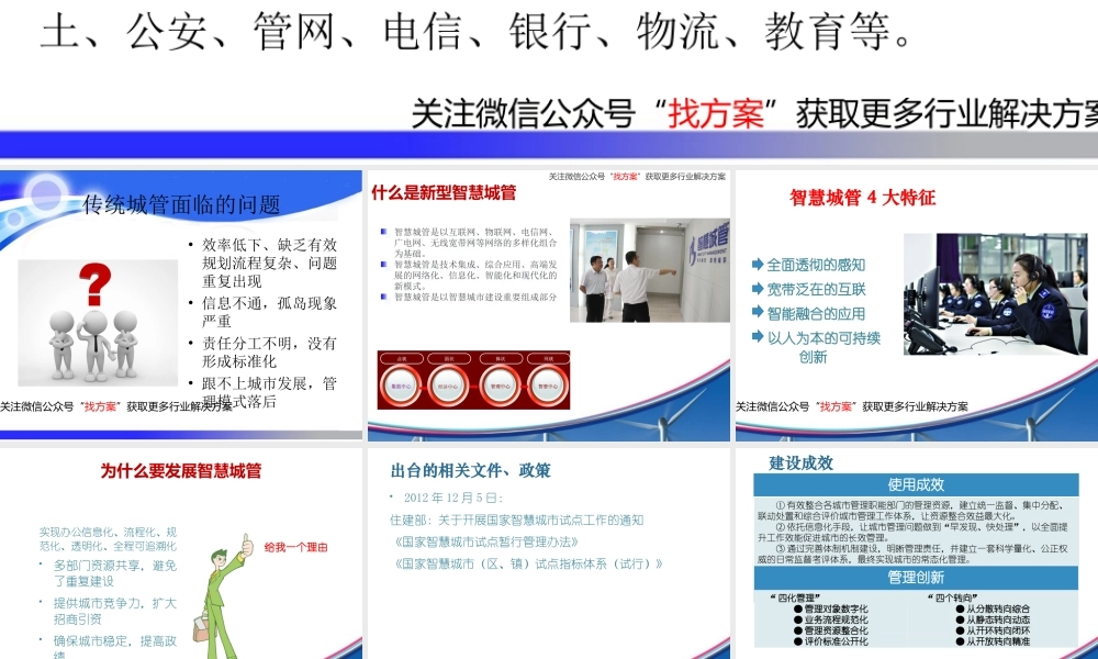 16智慧城管核心系统和扩展系统