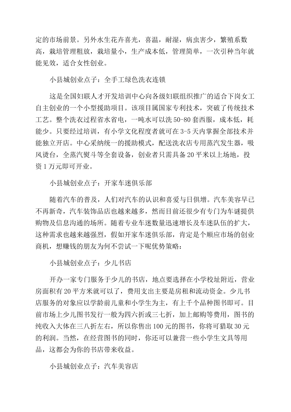 小县城创业点子有哪些_第2页
