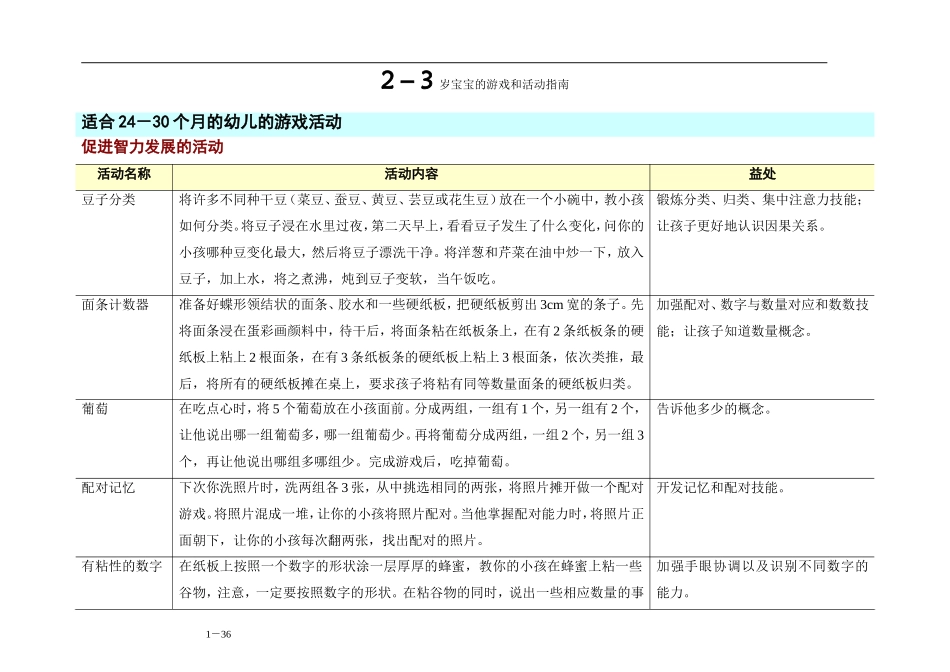 2_3岁宝宝游戏和活动指南_第1页