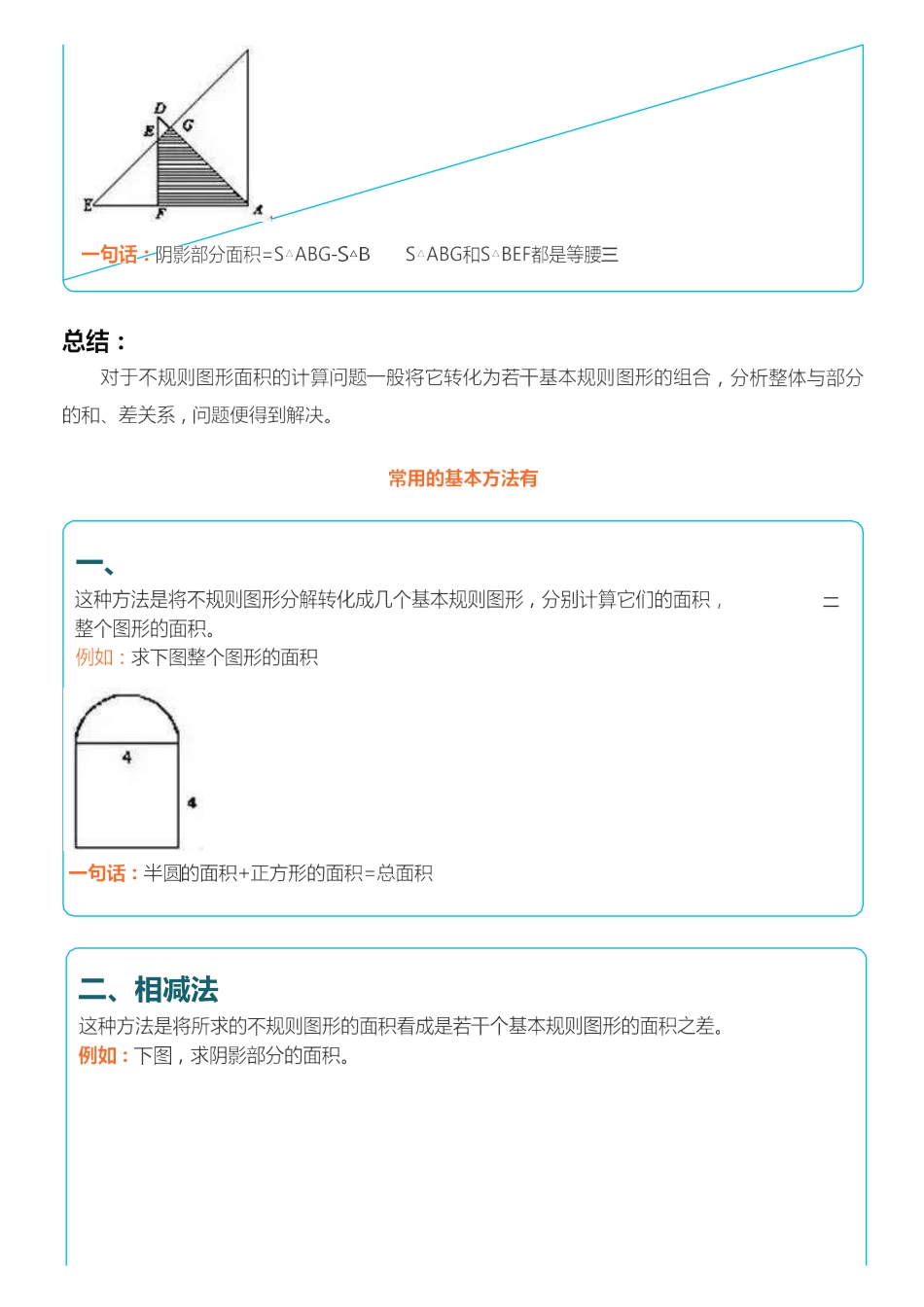 小学必会图形求面积的10个方法!图文并茂-为孩子收藏-_第3页