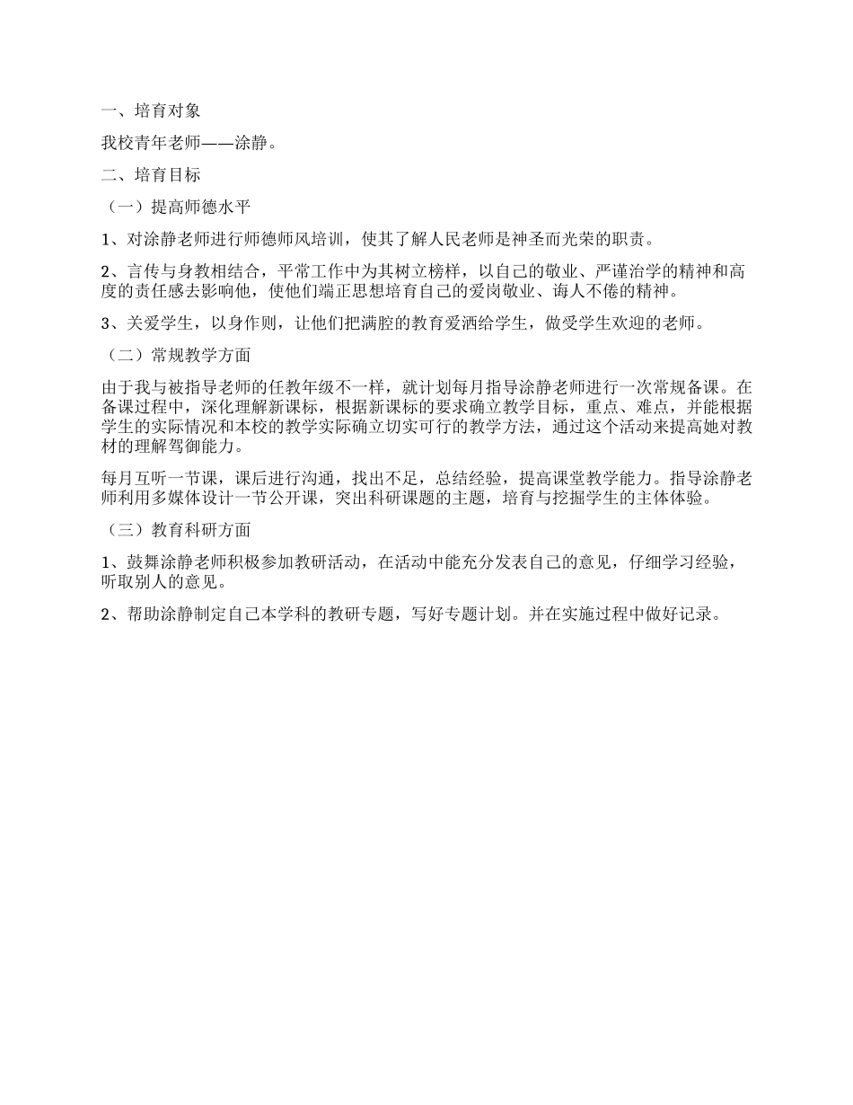 小学指导青年教师的工作计划_第3页