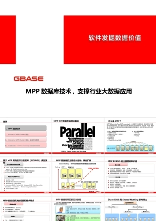MPP数据库及应用案例