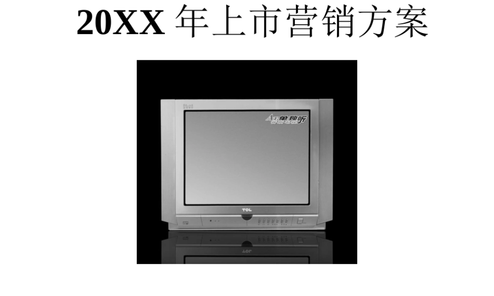 TCL王牌单独听音响电视上市营销方案