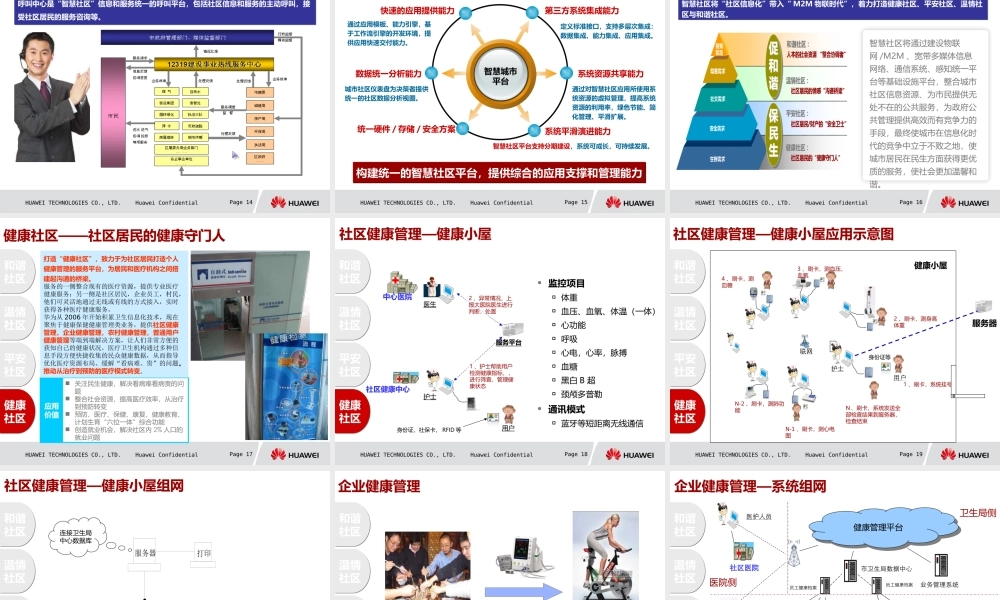 华为智慧社区方案