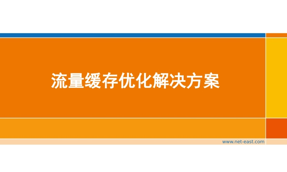 缓存优化解决方案介绍v1.2