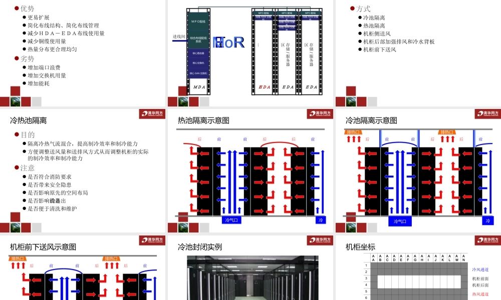 清华同方数据中心综合布线