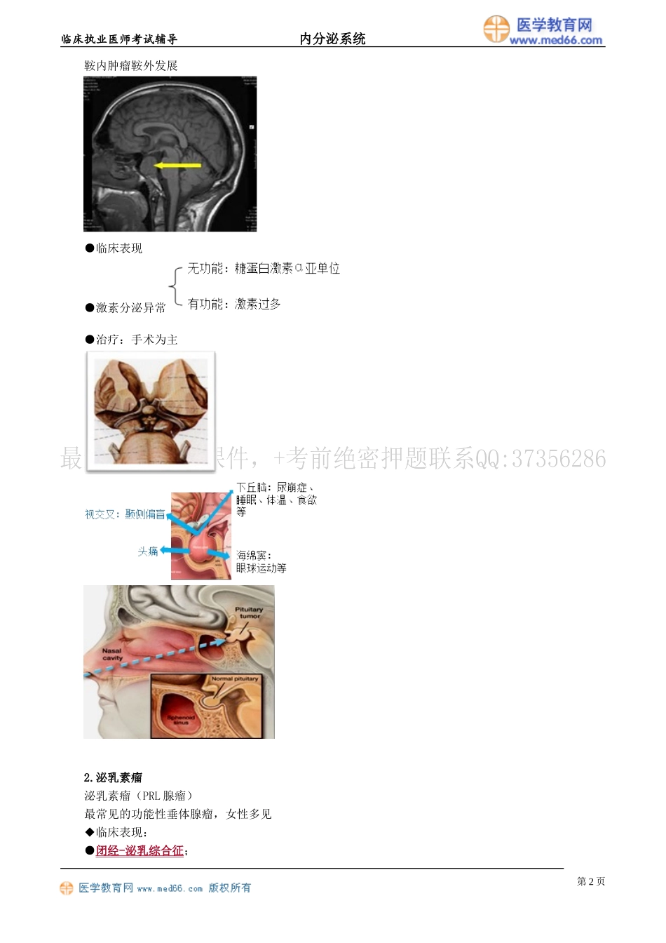 执业医师-下丘脑-垂体疾病_第2页