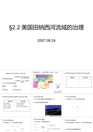 §22美国田纳西河流域的治理