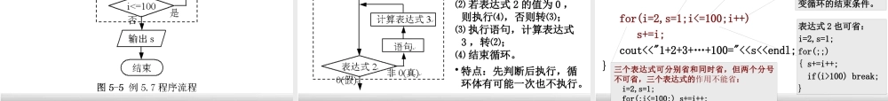 ★第05章C的流程控制语句