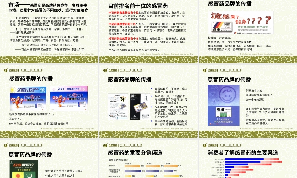 XXXX板蓝根分散片策划案-80P