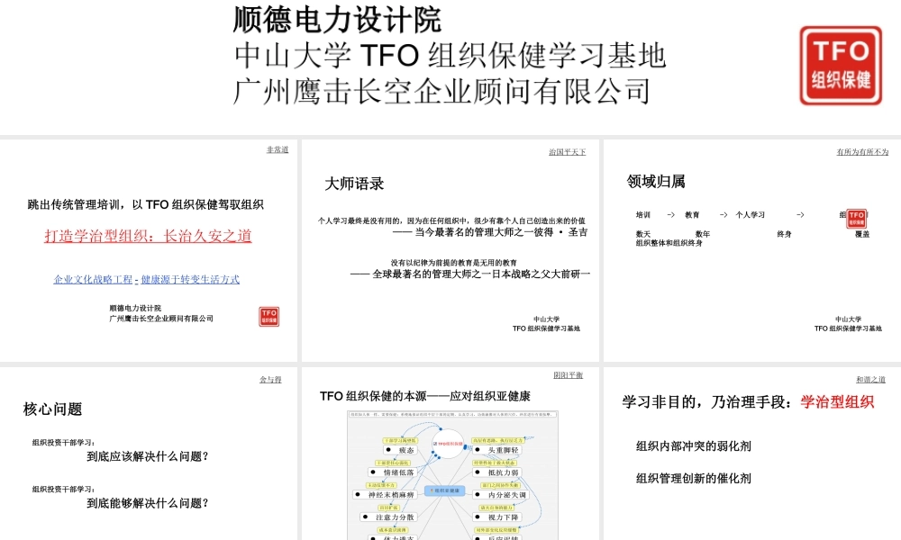 XXXX版TFO产品介绍-idea