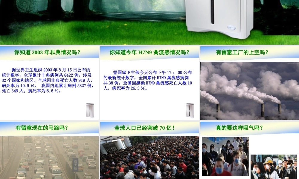 XXXX版安利逸新空气净化器产品推广分享