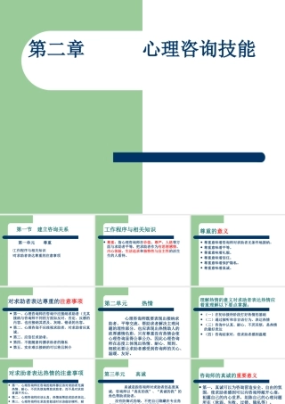 XXXX版国家心理师三级心理咨询技能