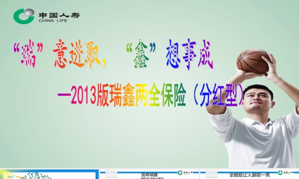 XXXX版瑞鑫产品培训lt