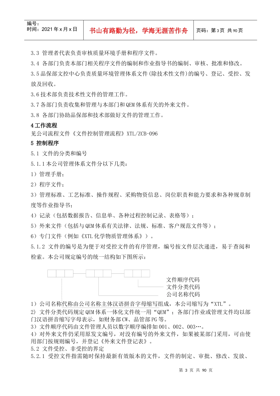 ISO9001、ISO14001、QC080000质量体系程序文件大全_第3页