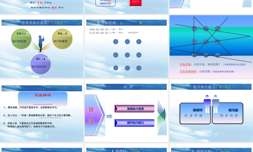 《管理者执行力提升》