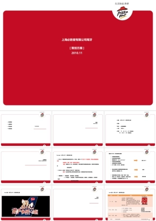 XXXX必胜客尾牙提案(策划方案)