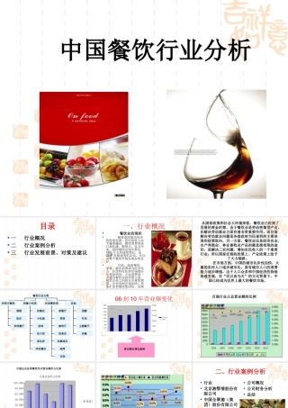XXXX餐饮行业财务分析