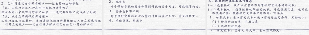 《国际结算》知识讲座