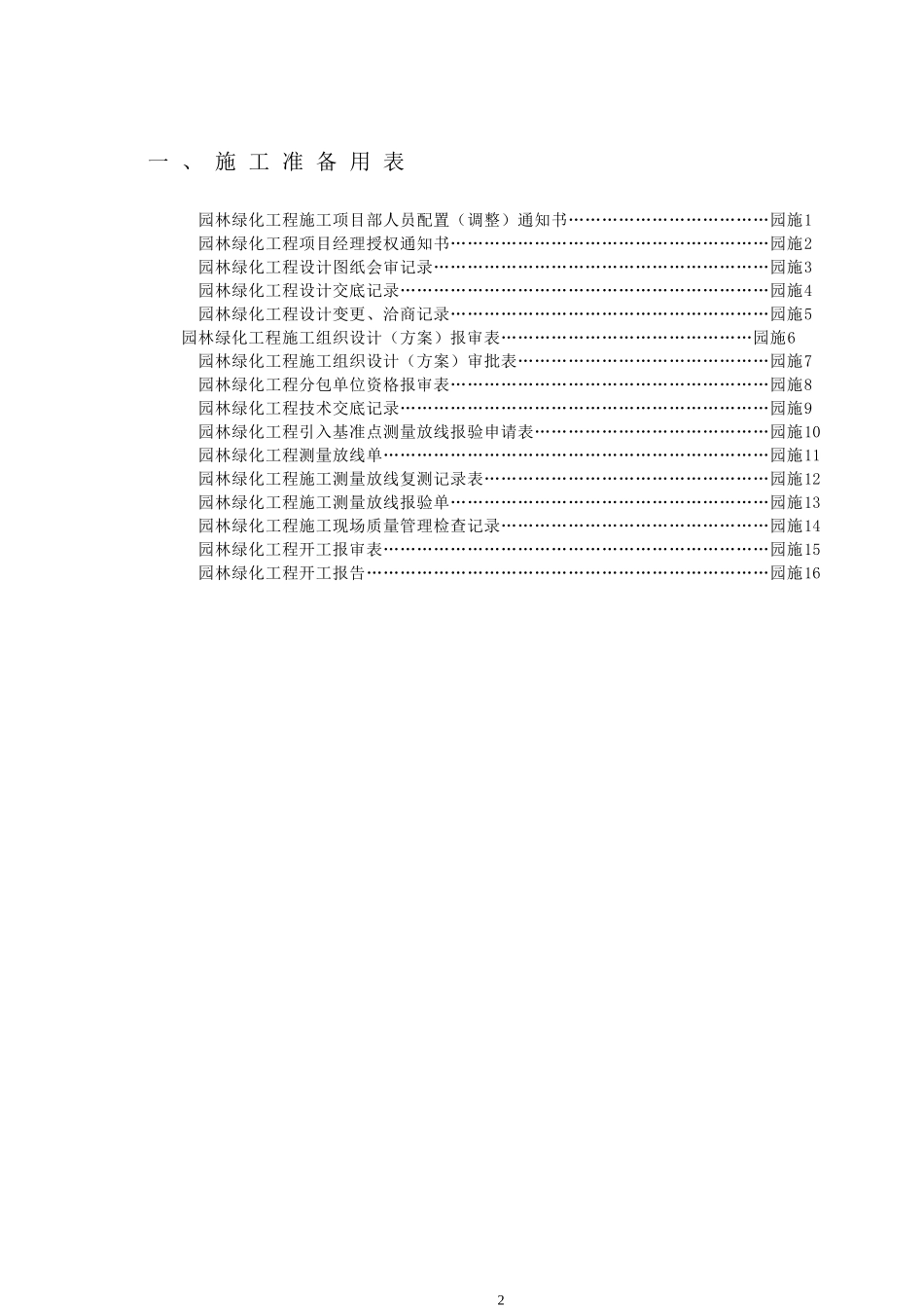 园林绿化工程施工质量控制常用表格(1)_第2页
