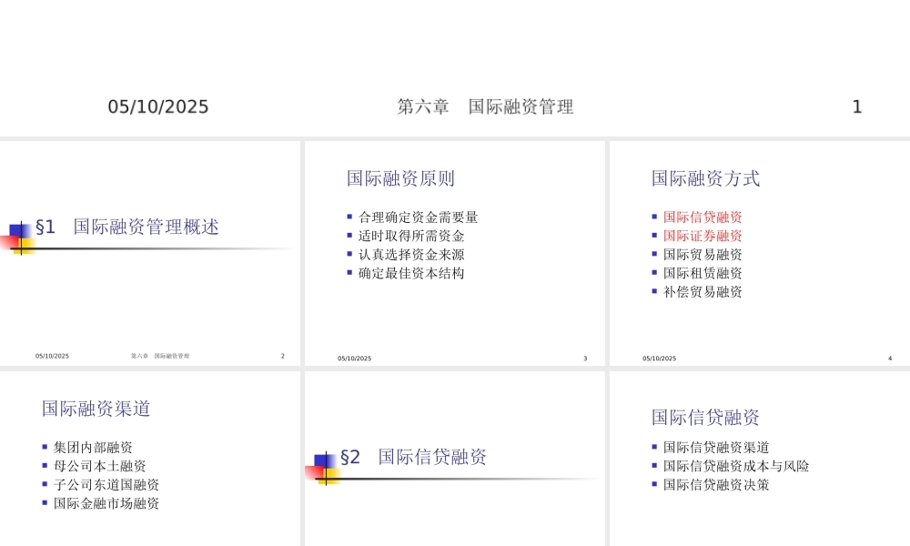 《国际融资管理方法及管理流程》60页