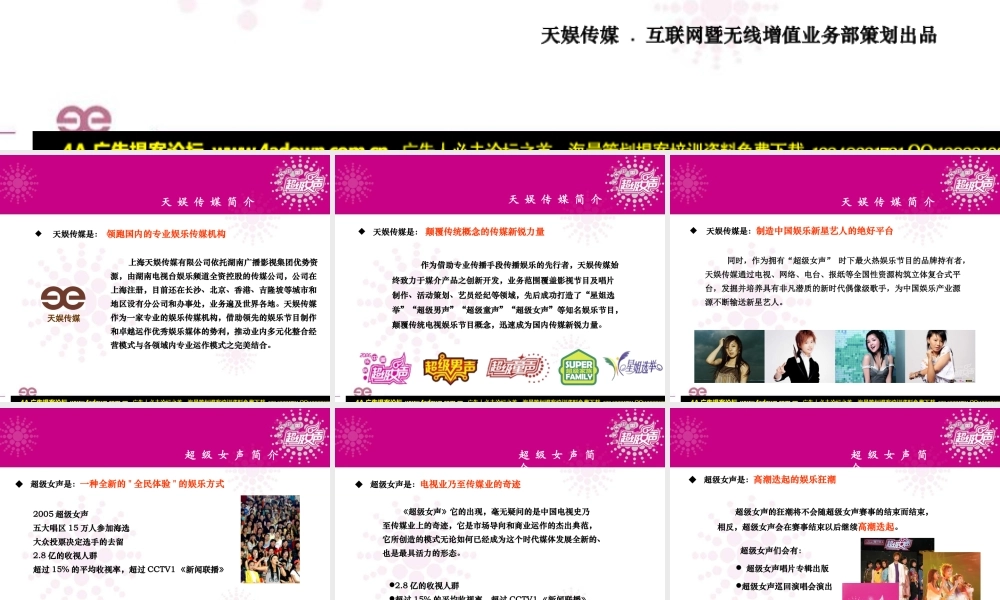 XXXX超级女声世界巡演策划方案-32P